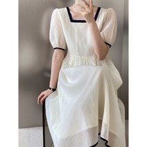 코지야드 WUYUN 쉬폰롱원피스 퍼프원피스 D052506