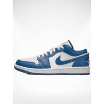 JORDAN 조던 우먼 1 로우 화이트 다크마리나 블루 색상 DC0774-114