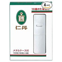서플리먼트 森下仁丹 모리시타 닌탄 니탄 탄 메탈 케이스 입 720 알갱이 (180 알 × 4 봉지) B000FQUBDK, One Size, One Color