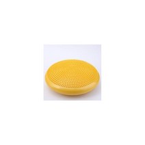 요가 공 마사지 패드 팽창식 안정성 흔들림 균형 디스크 쿠션 매트 피트니스 운동 훈련, yellow