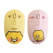 경량 미니 춘식이 블루투스 무선 마우스 (2종) 예쁜 고급 맥북 오버워치 광, 열심