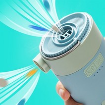 캠프365 울트라 캠핑 무선 에어 펌프 공기 주입 흡입랜턴 보조배터리 4.5kpa 강력한 바람 4000mAh 대용량, 그레이블루