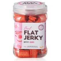 비그리 강아지 치석제거 플랫져키 400g, 소고기, 2개