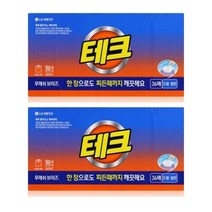 LG생활건강 테크 간편시트 후레쉬브리즈 36매 2팩