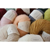 CamaRose-Snefnug(SnowFlake) 카마로즈 스노우플레이크 알파카 울 쁘띠니트 썬데이스웨터 드리미가디건, 7389하늘블루