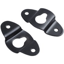 10pcs 오디오 스피커 벽 마운트 철 행거 플레이트 블랙 4.8cm 길이, 하나, 검정