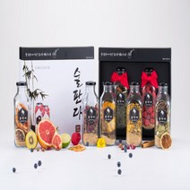 술판다 담금주 키트 500ml 2구 선물세트, 무화라임/레몬자몽