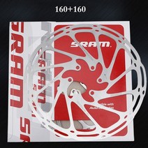 자전거 부품 용품 전기자전거2pc sram 브레이크 로터 160mm 180mm 203mm 센터라인 디스크 브레이크 로터 스테인레스 유압 브레이크 디스크 로터 mtb, 2PC 160mm