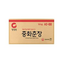 청정원 감칠맛 중화춘장 짜장 지함 대용량 업소용 식자재 별미 14kg 풍미 볶음밥소스 간단한요리 간편식, 48개