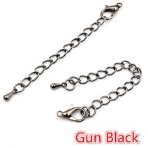 목걸이만들기 10 개/몫 50 70mm 톤 확장 꼬리 체인 랍스터 Clasps 커넥터 DIY 쥬얼리에 대 한 결과 팔찌 목