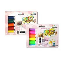 예스통상 집콕 놀이특집 씨앗키우기 보드게임 스포츠 만들기 미술놀이 DIY 모두 총집합, 염색용마카(페브릭마카)6색/Primary