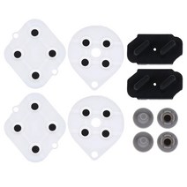 10pcs/2 세트 전도성 고무 패드 키트 교체 패드 버튼 접점 SNES 컨트롤러 게임 패드 수리에 적합합니다., 01 2 sets