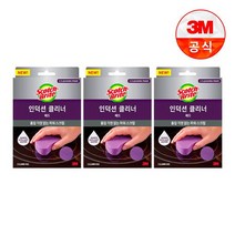 [3M]패드형 무세제 인덕션 전용 클리너 2입 3개, 없음, 상세설명 참조