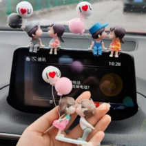 귀엽고 깜찍한 차량용 인테리어 피규어 캐릭터, 갑돌이갑돌이풍선