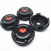 휠캡 4pcs 68mm Vossen 휠 허브 센터 캡 자동차 림 교체 방진 커버 스타일링 액세서리, 01 A