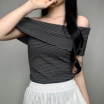 스프라이트 골지 오프숄더