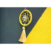 팅클유 드림캐쳐 미니키링 DIY 만들기 재료 세트, 핑크