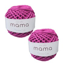 마타타 마크라메 재료 90합(4mm)컬러 볼사 컬러로프 2p세트(20colors), 20.블랙 2p 세트