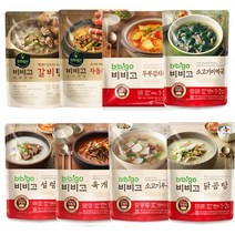 비비고 국 탕 찌개 8종, 3.82kg, 1세트