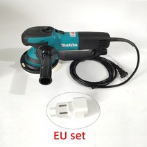 전동 사포 샌딩기 Makita 전기 기계 트랙 자동차 퍼티 연삭 및 연마 원형 도구 6 인치 150mm 750W, [01] EU