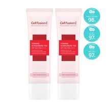 [셀퓨전씨] 토닝 썬스크린 50ml+50ml, 상세 설명 참조, 상세 설명 참조