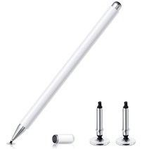 ORIbox 스타일러스 펜 파인 포인트 터치 스크린 디지털 펜슬 아이패드와 호환, White_Digital Pencil