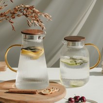 올매 내열유리물병 우드 직화포트 홈카페 레스토랑 감성 주전자 1.8L 업소용 물병 녹차, 이든 내열유리 물병 (A타입 1.8L), 이든 내열유리 물병 (A타입 1.8L)