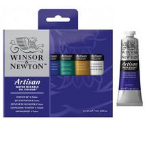 PGM^*^몰윈저 아티잔수성유화물감스타터 21ml 6색세트 전문가 칼라 수화^*췤pgm, a*^*옵션없슴