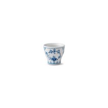 Royal Copenhagen 로얄코펜하겐 블루 플루티드 플레인 피겨린 도자기 에그 달걀 컵 잔 4.8cm