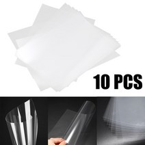 ohp필름 투명 손코팅 pvc 코팅 5/10pcs a4 크기 잉크젯 레이저 인쇄 투명 필름 사진 용지 pcb 스텐실, 01 10Pcs