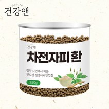 건강앤 차전자피 환 250g 인도산 질경이 씨앗 껍질 식이섬유 효능 먹는법, 차전자피 환 250g 1병