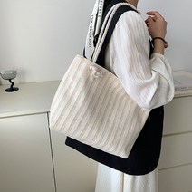 라탄숄더백 버킷백 여름 해변 가방 왕골 뜨개