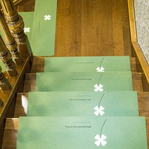 미끄럼방지 야광 논슬립 계단매트, 야광매트70cm그린