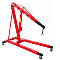 기중기 크레인 권양기 양중기 화물 도르레 도구 이동식 물류 리프트 호이스트 미니 간이, 비접이식 하중2톤 50kg