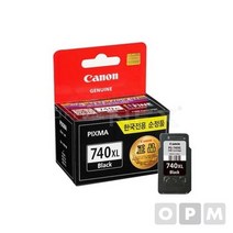 캐논 잉크 PG-740XL/검정/1EA, 없음