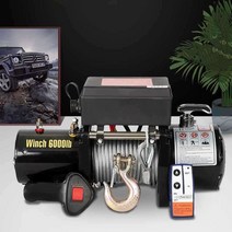 자동차 차량 와이어 소형 전동윈치 12v 24v 크래인, 24볼트 3000파운드핸들 와이어 스위치