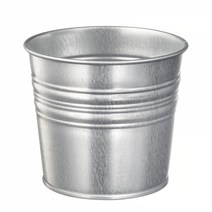 이케아 SOCKER 소케르 화분 아연도금 실내외겸용 아연도금 10.5cm 101.694.42, Flowerpot