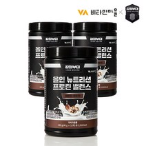 비타민마을 강철부대 올인 고단백 곡물 프로틴 밸런스 단백질 보충제 480g 3통