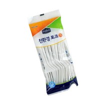 친환경 신소재 일회용 포크 10P 1세트, 1개