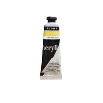 미술용 아크릴칼라물감 2시리즈 50ml 낱색 1개 알파색채, 988번 펄옐로우