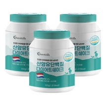 체중조절용 조제식품 HACCP인증 산양유 프로틴 파우더 BACC BCCA BAAC 가르니시아 식물성단백질 로이신 이소로이신 비타민미네랄 함유 건강한 단백질 다이어트 보충제 3통