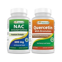 Best Naturals NAC 600mg 케르세틴(브로멜라인 함유)