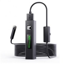 누수탐지기 배관 내시경 카메라 F150 와이파이 8MM 8led 1080P 2.0MP 산업 검사 Borescope IP67 아이폰 안, 01 Soft Cable Set_04 5m