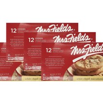 미세스 필즈 화이트 초콜릿 청크 마카다미아 쿠키 Mrs Fields 720g 4개
