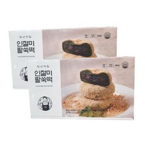 무료배송!! 코스트코 청년떡집 인절미 팥쑥떡 60g * 16개 * 2박스 ﻿(아이스박스 포장발송), 드라이아이스 추가 포장 (한여름에는 추가추천), 2개
