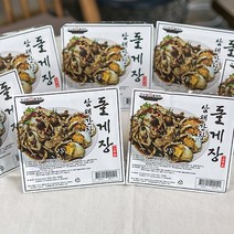 도시락 삼채 돌게장 홈쇼핑 게장 간장게장 7팩, 돌게장400g*7팩