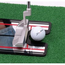 휴대용 퍼팅연습용 거울 연습기 31cm 길이 골프용매트