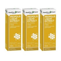 Healthy Care Propolis Liquid Extract 헬씨케어 무알콜 액상 프로폴리스 25ml 3팩, 1개, 1