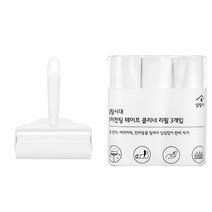 살림시대 브이컷팅 테이프 클리너 본품 1개 + 리필 3개입 1개, 리필 3세트 (9개)