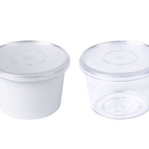 진성 삼광 플라스틱 피씨 PC 병원용 환자식기 후식볼 죽그릇, 아이보리